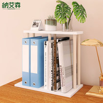 Table Shelf Office Containing Shelf Desk Document Shelf Multilayer Bookshelves Wooden Desk Surface Finishing Shelf