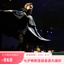 Le Wenxi high-end custom-made boys velvet medium cape shawl medium-long catwalk catwalk dress boy
