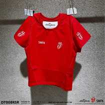 SMFK (official direct mail) Rolling Stone Baby Tee fire red silver gray cotton vest T-shirt