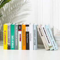Small fake book simulation book decorations shooting props model book box living room bookcase TV cabinet ornaments