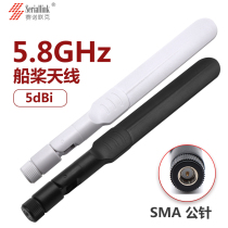 Sanolink 4G antenna WiFi antenna Router antenna SMA male pin interface 5 8G high gain 5dBi omnidirectional antenna