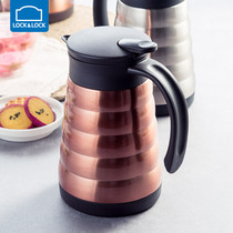 lock&lock stainless steel thermos pot mass coffee home nuan shui hu hot water bottle leakproof kettle