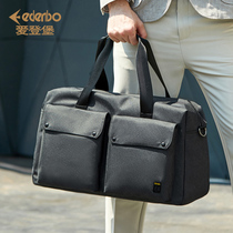 Edenburg mens briefcase Business handbag Large capacity travel bag Lightweight simple casual nylon luggage bag