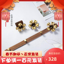 Flowers Open All Copper Japanese Clothes Hook Porch Art Clothes Hook American Light Luxury Creative Clothes Wall Hook Simple