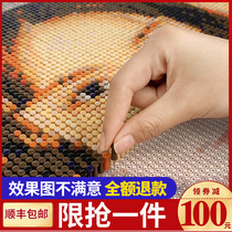 DIY custom nail painting photo puzzle pure handmade portrait birthday gift creative pushpin painting button nail painting