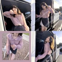 Lotus chiffon blouse women's small shirt long sleeve new foreign style fashion base spring 2020 new shirt