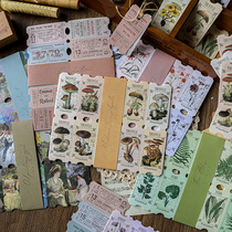 Retro collection Freak series tear material paper hand account material bag decoration diy diary