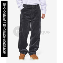 (NextVogue) carhartt wip simple pant straight cylinder wick suede pants with two colors