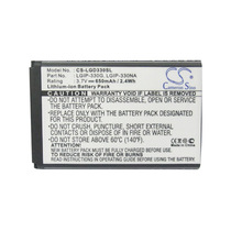 CameronSino Suitable for LG GD350 GB230 Mobile phone battery LGIP-330NA