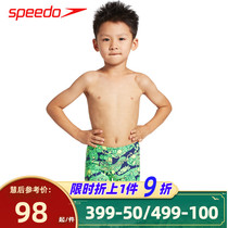 speedo childrens swimming trunks boys flat corner swimming trunks children training hot spring seaside print pattern