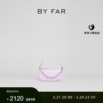 BY FAR Mini Rachel Crocodile Cropped Cow Leather Underarm Bag CHAIN BAG RETRO SINGLE SHOULDER WOMAN BAG SMALL