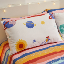 Cotton Pillow Case Summer Pillow Case Single Double Student Single Child Pillow Case 48x74cm Pair 2