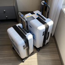 GALLAUD Japanese wear-resistant travel trolley case female universal wheel luggage 20 inch male boarding case 26 inch white