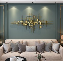 Wall decoration wrought iron hanging room sofa background wall pendant restaurant wall decoration light luxury modern wall decoration