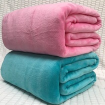 Hot Home textile flannel Blanket pink super warm soft blanke