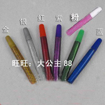 Silk stockings handmade sparkling glue gold shallot silver scallion paper flower silkscreen flower material to flowers gold and silver color