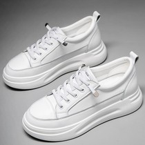 New small white shoes custom long and short legs high and low feet complementary single increases the stealth repair height single correction womens shoes