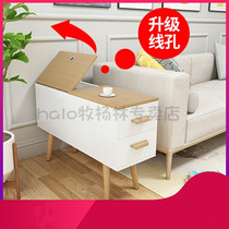  Nordic sofa side cabinet gap corner few modern simple living room sofa side cabinet multi-function narrow and long locker