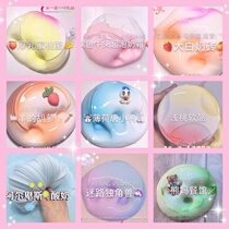 Foaming glue Finished mud net red clay bubble glue Slime foaming glue cheap luminous foaming glue cheap set