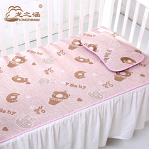 Baby bed mat supplies Ice silk Summer breathable baby mat Childrens mat Kindergarten student mat
