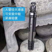 Xiletu X324C LG52 portable no central axis photography camera carbon fiber tripod low center of gravity head set