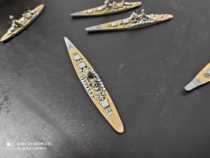 1 2000 ships Alsace Burgundys battleship ship model finished product