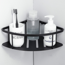 Bathroom rack tripod toilet corner frame wall-mounted stainless steel bath room shower gel shelf without punching