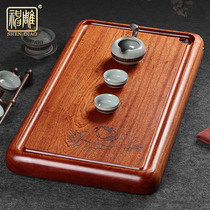 Whole Tea Pan Flowers Pear Wood Solid Wood Tea Tray Home Utilita Tea Furniture Simple Tea Sea Log Monolayer Drainage Tea Table