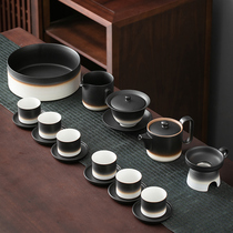 Kung Fu tea set home office guests tea cup teapot Chinese retro light luxury high-end gift box