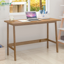 Computer desk Desk Home student desktop desk Study desk Simple bedroom Simple solid wood bamboo small office desk