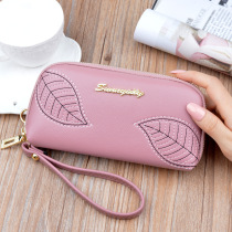  Womens hand-held wallet female long new large-capacity detachable mobile phone bag simple fashion soft leather wallet trend