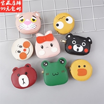 Baby cute PU coin wallet children decoration bag doll bag shoulder bag baby handbag leather bag