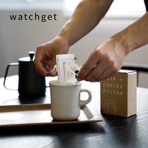 watchget Japan imported filter paper filter bag hanging coffee inner bag packaging paper filter Cup portable and convenient