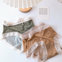 Special price sea flower graphene quick-drying mask pants) antibacterial ultra-thin moisturizing floral seamless underwear for girls