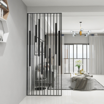 Nordic modern simple iron screen living room home net red metal partition shelf hollow porch homestay