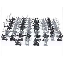 Wooden war toy model set Yi military assembly castle Ancient soldiers people soldiers siege cars and horses Childrens products