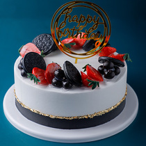 European fruit birthday cake model simulation 2020 new net red plastic fake cake sample t178