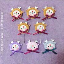 Red nose Christmas brooch electronic illustration tutorial (non-finished email)