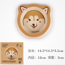 Chai Dog Dog Bowl Bamboo Fiber Antibacterial Dog Food Basin Dog Used To Eat Water Dinner Dinner Bowl Dog Food Bowl Dog Food Bowl Feeding Dog Bowl