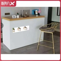 New cashier counter Simple modern clothing store Beauty salon bar company reception desk