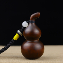 Sandalwood yellow poplar wood engraving handicraft article Play Handlebar Piece Handmade Wood Hyacinth Pendant Foru Double Full Car Hanging Ornament