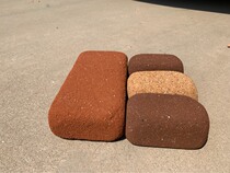 Yixing clay brick export special Japanese garden style villa garden modeling paving goose soft stone clay