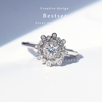 Bi color Bestser group purchase (Bird flame) 18k platinum diamond choker ring two wear pendant necklace