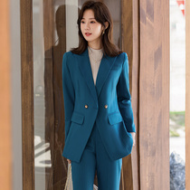 Black small suit suit womens spring and autumn
