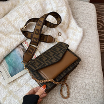 Singapore Womens Package 2021 New Official Qualifies Womens Package Fashion Han Edition Texture Printed Broadband Single Shoulder Diagonal Satchel