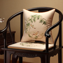 New Chinese Chair Cushion Solid Wood Chair Cushion Tea Chair Cushion Seat Cushion Red Wood Circle Chair Taiki Chairs Tea Table Tea Table Mat