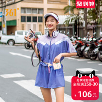 361-degree split swimsuit womens sports sunscreen warm belly cover thin fashion small fresh four-piece swimming suit