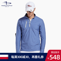 American PT new Golf sweater mens long sleeve t-shirt jersey stretch collar coat Golf ball clothes