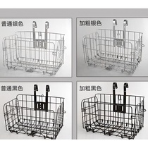 Car basket Thick hanging basket Car basket Rear rear rear car bicycle mountain bike frame Car basket Rear basket riding rear vegetable frame plus