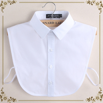Shirt fake collar mens autumn and winter white shirt collar mens sweater decoration wild saving clothes fake collar men